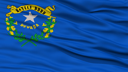 Image showing Closeup Nevada Flag, USA state