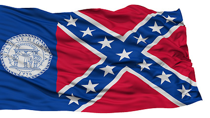 Image showing Isolated Trenton City Flag, United States of America