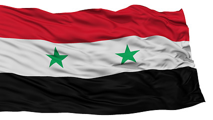 Image showing Isolated Syria Flag