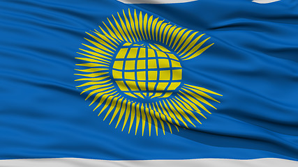 Image showing Closeup Commonwealth Flag