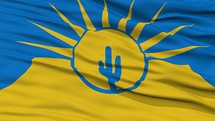 Image showing Closeup of Mesa City Flag