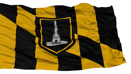 Image showing Isolated Baltimore City Flag, United States of America