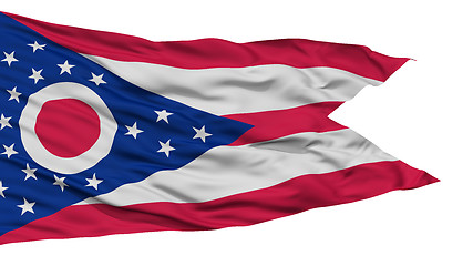 Image showing Isolated Ohio Flag, USA state