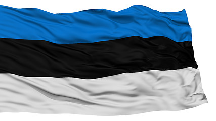 Image showing Isolated Estonia Flag
