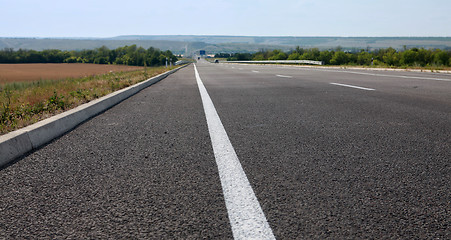 Image showing asphalt road for fast driving 