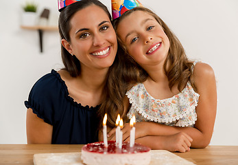 Image showing Birthday party with my mom
