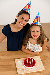 Image showing Birthday party with my mom