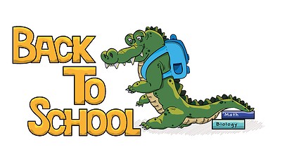 Image showing cute crocodile with briefcase