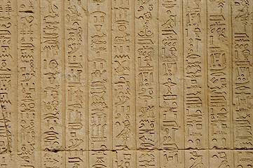 Image showing Hieroglyphics