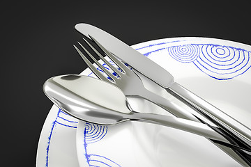Image showing some typical style dishware