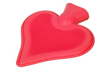 Image showing Rubber hot water bottle