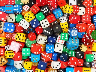 Image showing Cube dice collection