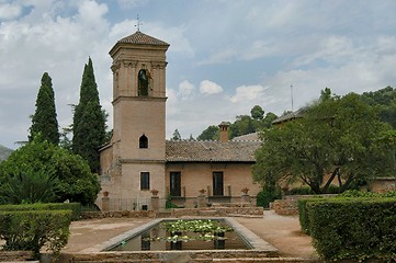Image showing Alhambra garden