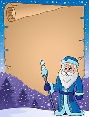 Image showing Father Frost theme parchment 1