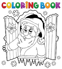 Image showing Coloring book Santa Claus thematics 5