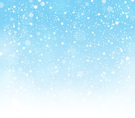Image showing Abstract snow topic background 1