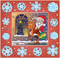Image showing Christmas ornamental greeting card 9