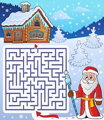 Image showing Maze 3 with Father Frost theme