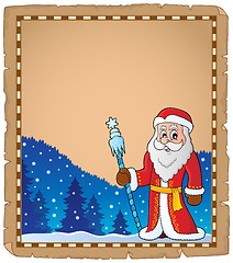 Image showing Father Frost theme parchment 6