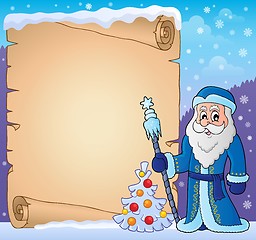 Image showing Father Frost theme parchment 3