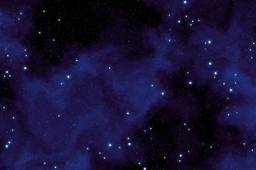 Image showing stars in the deep space