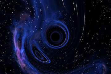 Image showing black hole anomaly
