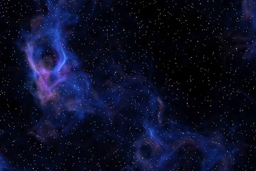 Image showing stars in the deep space