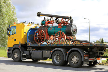 Image showing Steam Traction Engine Transport