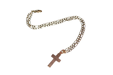 Image showing Gold chain