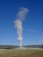 Image showing Old Faithful geyser