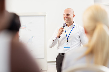 Image showing group of people at business conference 