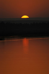 Image showing Nile sunset