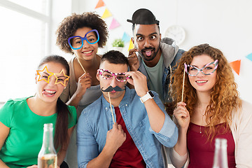 Image showing happy team having fun at office party