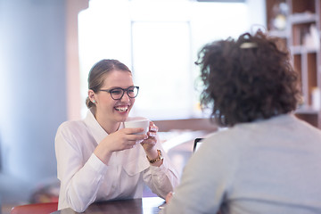 Image showing startup Business team Working With laptop in creative office