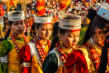 Image showing Dancers in Meghalaya