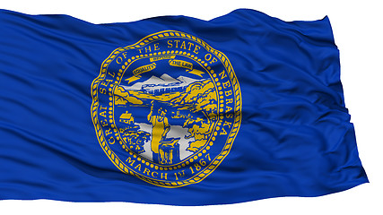 Image showing Isolated Nebraska Flag, USA state