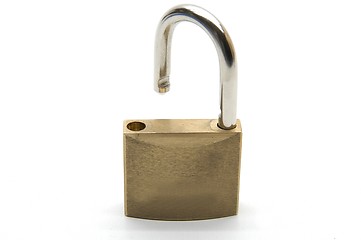 Image showing Opened padlock