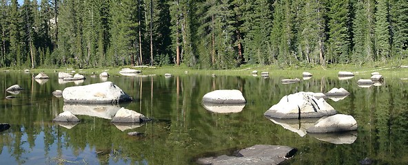 Image showing Small lake at Yosemite