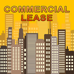 Image showing Commercial Lease Describes Real Estate Offices 3d Illustration