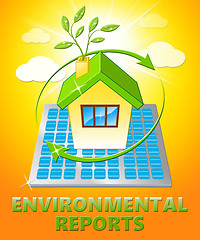 Image showing Environment Reports House Shows Nature 3d Illustration