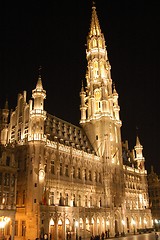 Image showing Grand Place by night