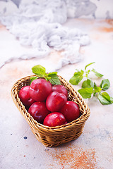 Image showing fresh plums