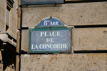 Image showing Place de la Concorde