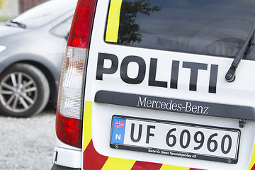 Image showing Norwegian Police Vehicle