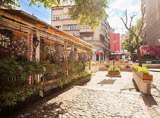 Image showing Cafes in Skadarlija (Skandarska), Belgrade