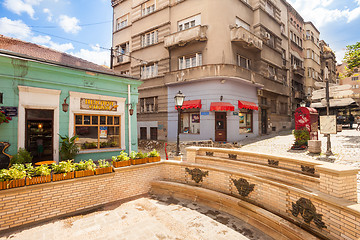 Image showing Cafes in Skadarlija (Skandarska), Belgrade