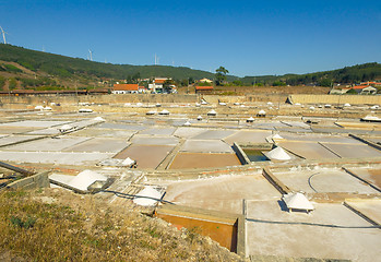 Image showing Production of Salt by Evaporation Saline