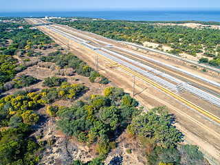 Image showing Top View of the Gas Pipeline