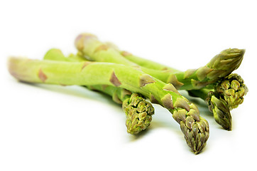 Image showing Delicious isolated asparagus