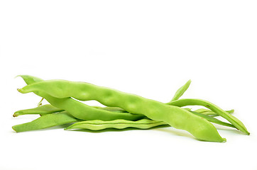 Image showing Fresh green hyacinth beans